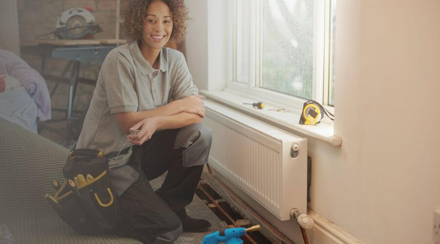 Local tankless water heater installation in Russell, IL